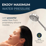 HammerHead Showers Oil Rubbed Bronze Handheld Shower Head with 6ft Hose, Brass Holder, Adjustable Bracket, Detachable Wand, and 1.75 GPM Low-Flow Water Saving Design