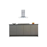 30 in. Arietta ADK430SSA Wall-Mount Range Hood, Decorative Dekor Glass Design in Stainless Steel