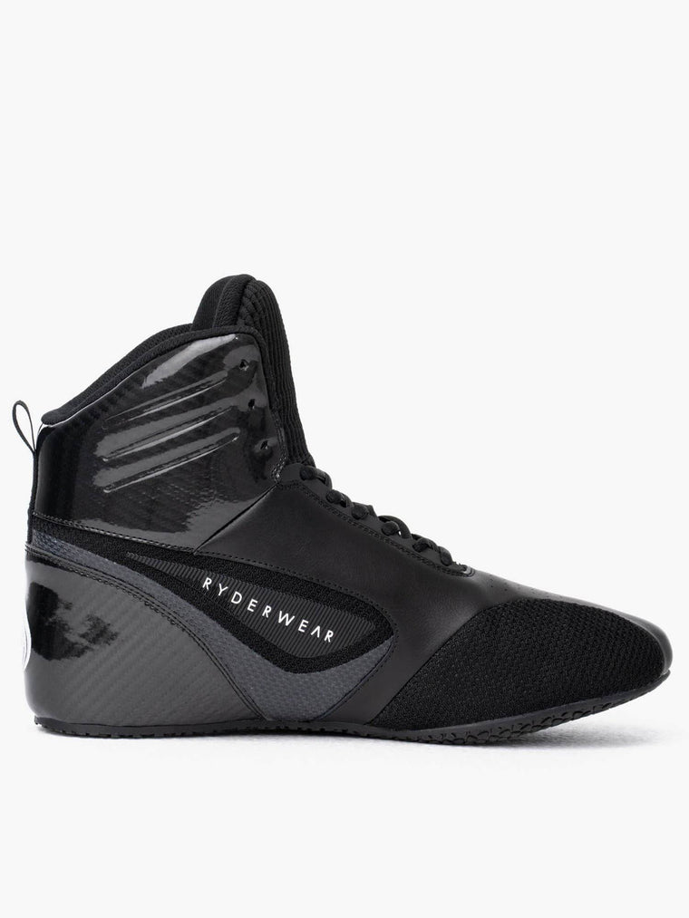 Ryderwear D-Mak Training Shoes in Black, US11, Featuring Carbon Fibre Styling