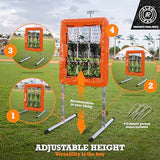 ALAGPRO The Original 9-Hole Baseball and Softball Pitching Net with Strike Zone Pocket and Pitching Target
