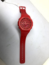 G-Shock GA2100-4A Analog-Digital Watch, Red
