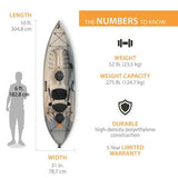 Lifetime Tamarack Angler 100 Fishing Kayak, Model 442