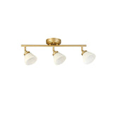 Allen + Roth Dallas Dimmable Track Light Kit with 3-Light, 23.25-Inch Fixed Track Bar in Soft Gold