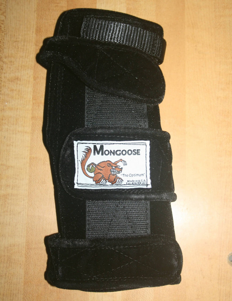 Mongoose Optimum Bowling Wrist Support for Right-Handed Players, Large, Black