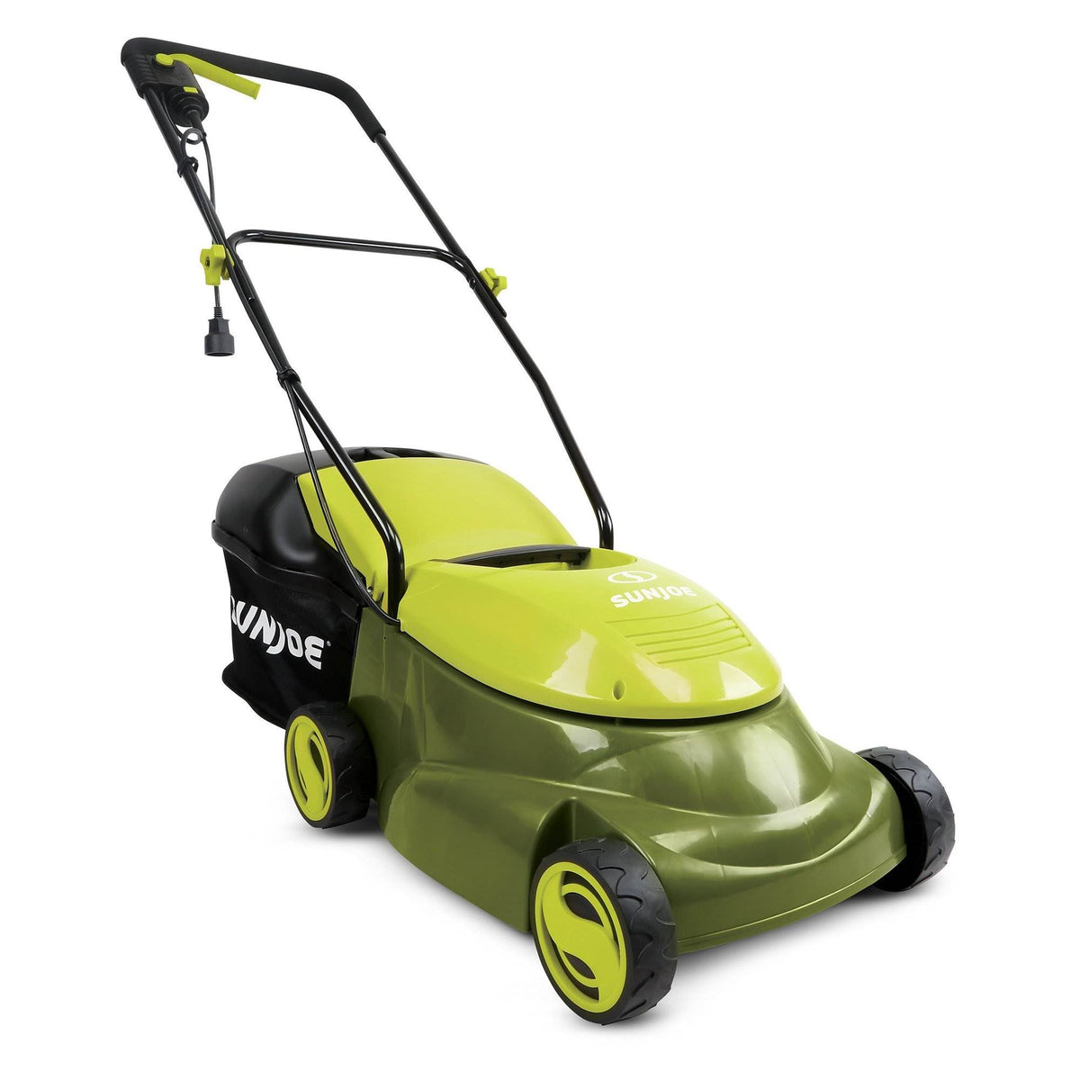 Sun Joe MJ401E 14-Inch Electric Lawn Mower with 12 Amp Corded Push-Behind Operation, Green