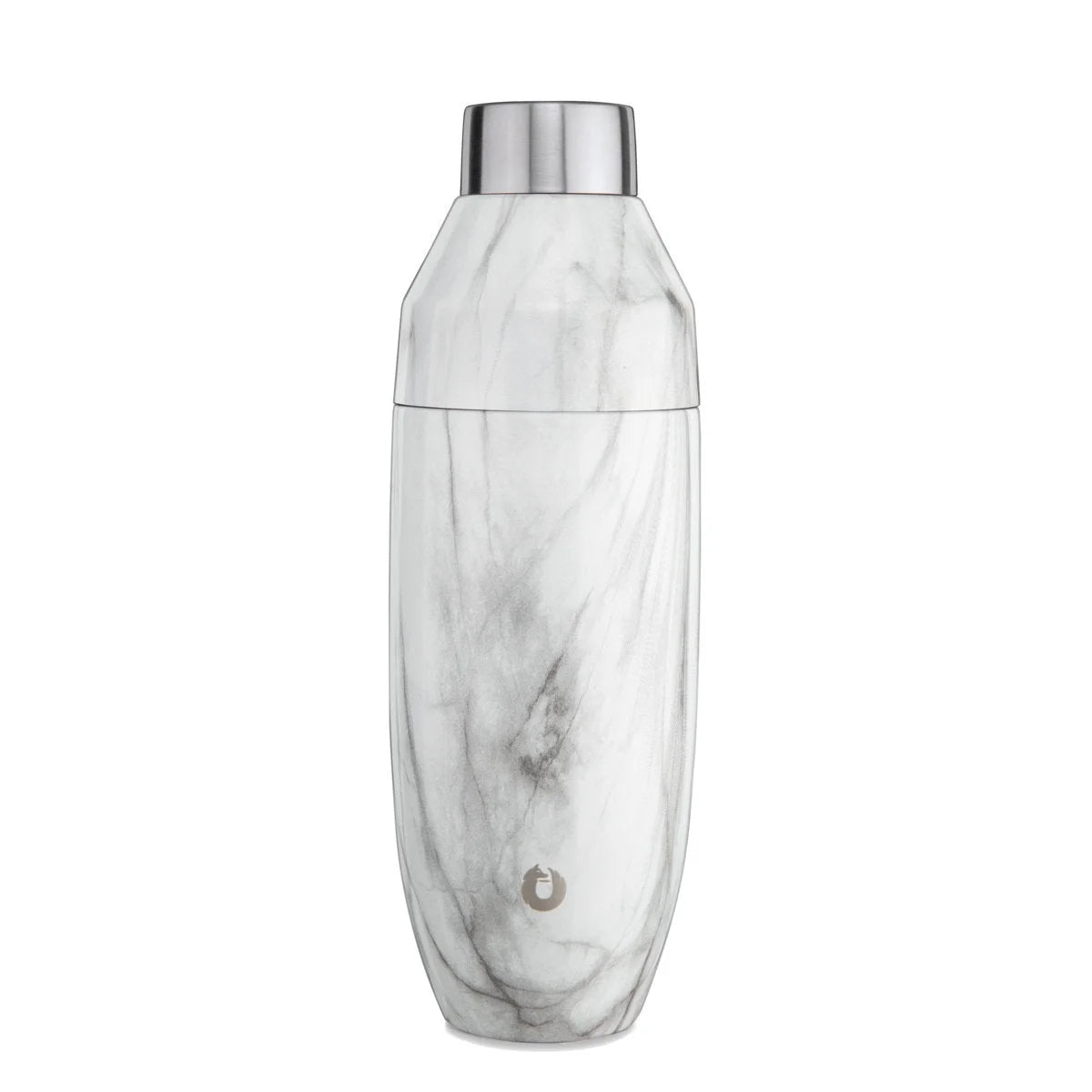 Marble-Finish Stainless Steel Cocktail Shaker