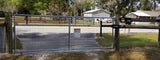 GC Ghost Controls TSS1XP Solar Automatic Gate Opener Kit for Swing Gates Up to 20 Feet, Heavy-Duty Single-Gate System