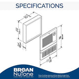 Broan 9815WH High-Capacity Wall Heater for Efficient Room Heating