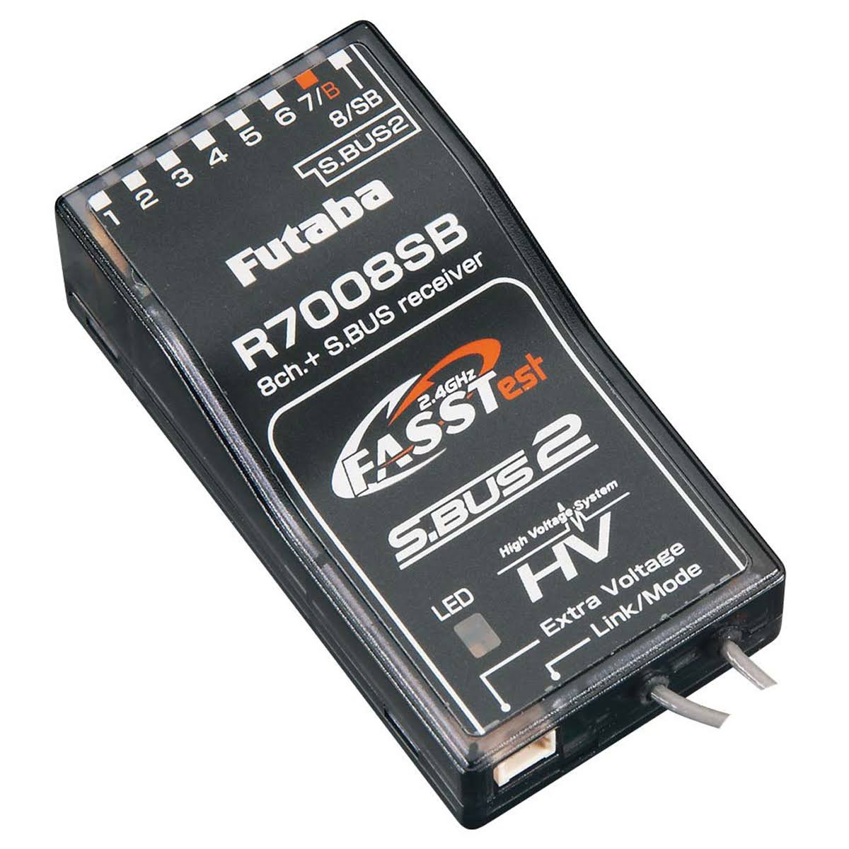 Futaba R7008SB 2.4GHz FASSTest Receiver, Compatible with 18MZ