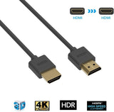ACCL 1.5Ft HDMI Slim Cable 3-Pack, 4K/60Hz Support, OD3.8mm