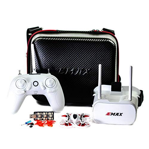 Tiny Hawk Ready-to-Fly Micro FPV Drone Kit with Goggles and Controller, Durable Beginner Quadcopter for Outdoor Racing
