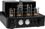 Dayton Audio HTA100BT 100W Hybrid Stereo Tube Amplifier with Bluetooth, USB, Aux, Phono In and Sub Out