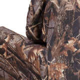 Kids Camouflaged Fabric Recliner from Emma and Oliver, Featuring a Built-In Cup Holder