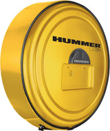 Boomerang Hummer H2 2005-2010 MasterSeries Hard Tire Cover in Pewter Metallic, with Color-Matched Plastic Face, Stainless Steel Ring and Hummer H2 Logo
