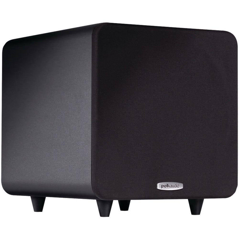 Polk Audio PSW111 8-Inch Compact Powered Subwoofer, Black