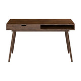 Bush Furniture Nora 54W Writing Desk, Dark Walnut Computer Table for Home Office, Workspace or Entryway