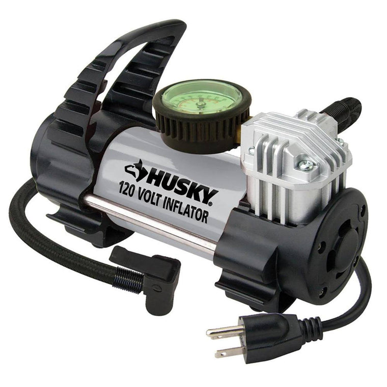 Husky 120-Volt Inflator for Convenient Air-Filling Jobs