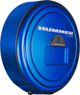 Boomerang Hummer H2 2005-2010 MasterSeries Hard Tire Cover in Pewter Metallic, with Color-Matched Plastic Face, Stainless Steel Ring and Hummer H2 Logo