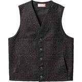 Charcoal Filson Mackinaw Wool Vest in Large