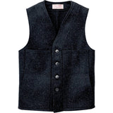 Charcoal Filson Mackinaw Wool Vest in Large