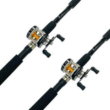 EatMyTackle Sabiki Fishing Combo with Rod and Baitcaster Reel