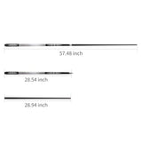 58-Inch Fiberglass and Graphite Composite Billiard Pool Cue Stick, Available in 18oz, 19oz, 20oz or 21oz Weights