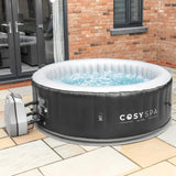 COSYSPA Inflatable Outdoor Bubble Hot Tub for 2-6 People, Quick Heating Spa with 2022 Model Design, 6-Person Hot Tub Only