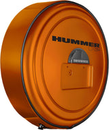 Boomerang Hummer H2 2005-2010 MasterSeries Hard Tire Cover in Pewter Metallic, with Color-Matched Plastic Face, Stainless Steel Ring and Hummer H2 Logo