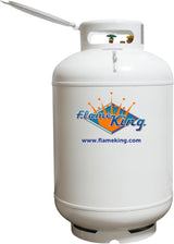 Flame King 420LB ASME Vertical Propane Tank in White
