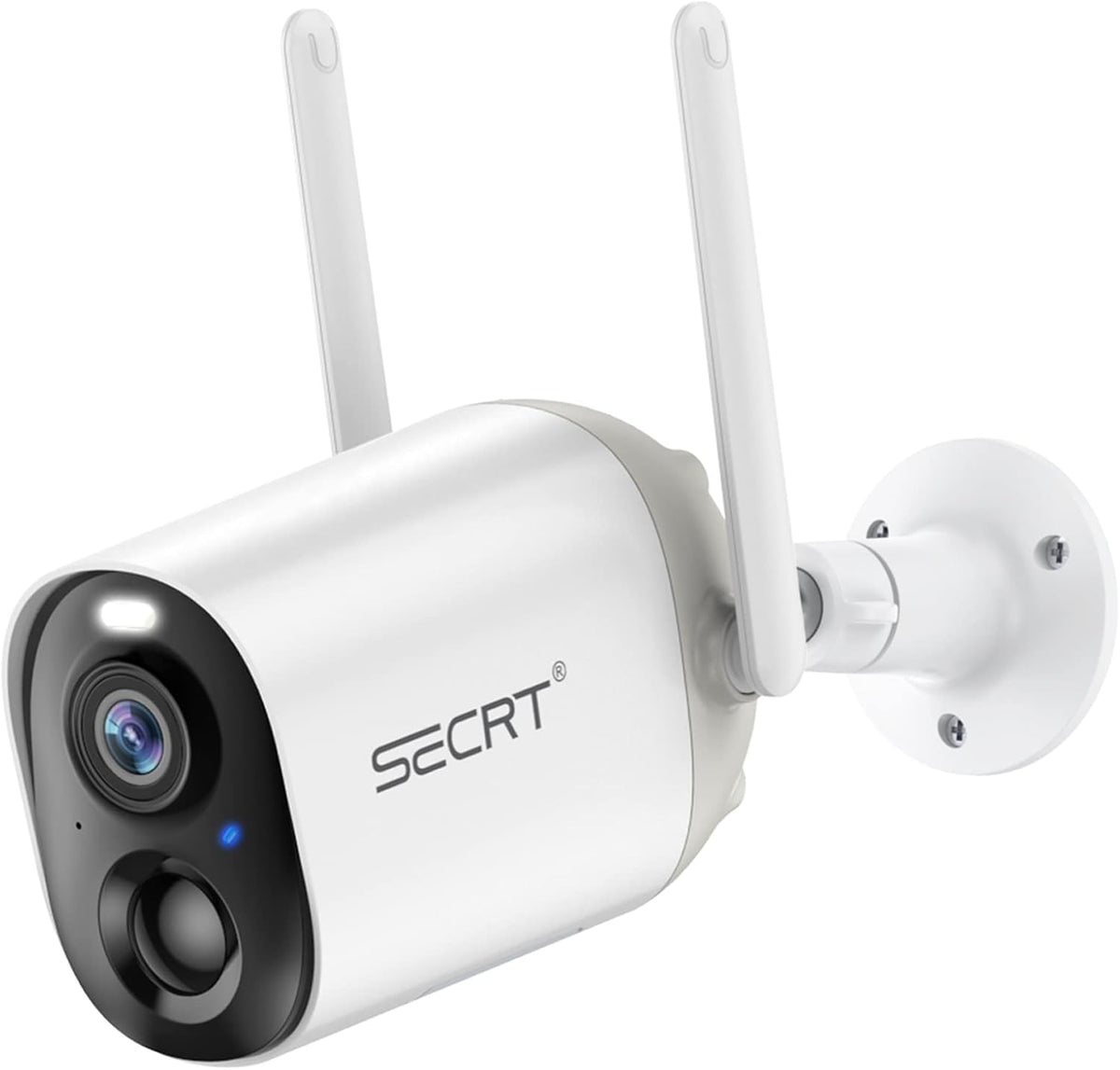 SECRT Wireless Outdoor Security Camera with 1080P WiFi, Color Night Vision, Motion Detection, Spotlight, Siren, 2-Way Talk and Waterproof Design
