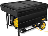 IGAN Pro-Max Generator Tent with Ultra-Heavy-Duty Tarpaulin Enclosure, Windproof Kit and All-Weather Rain Shelter for Most 3500W-12000W Generators, Black