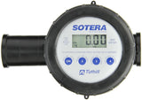 Sotera 825 Digital Inline Nutating Disc Poly Chemical Transfer Meter, 1/2-20 GPM (7-75 LPM), Rated to 125 PSI (8.6 bar)