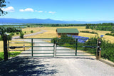 GC Ghost Controls TSS1XP Solar Automatic Gate Opener Kit for Swing Gates Up to 20 Feet, Heavy-Duty Single-Gate System