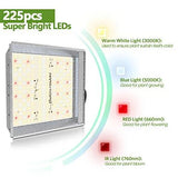 Mars Hydro TS 600W LED Grow Light for 2×2 ft Areas, Sunlike Full-Spectrum Lamp