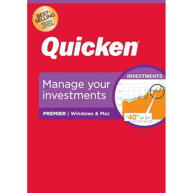 Quicken Premier Personal Finance Software for Mac and Windows, 1-Year Subscription