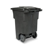 Toter 96 Gallon Rolling Trash Can with Smooth Wheels and Secure Lid