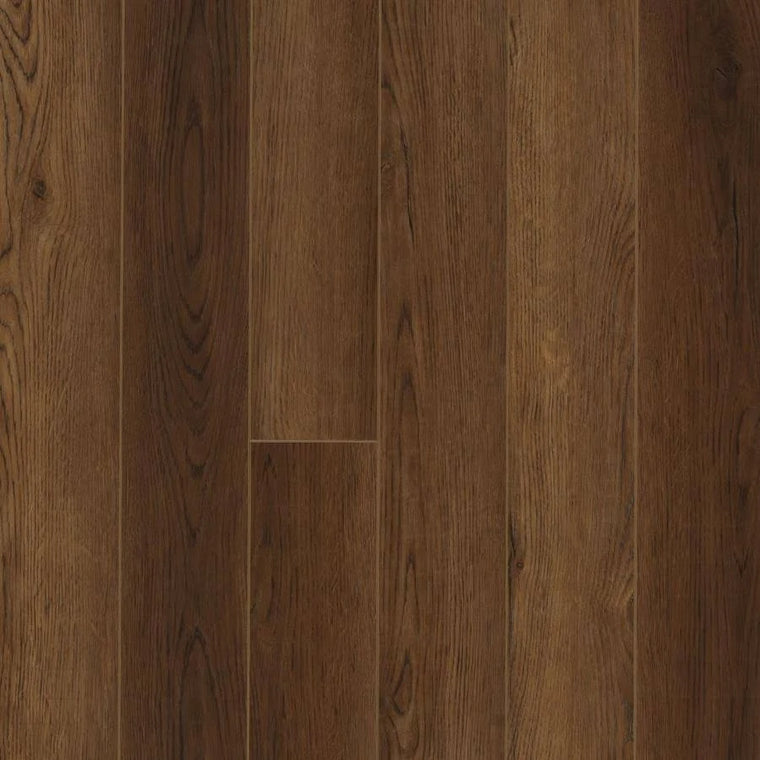SmartCore Coweta Oak Luxury Vinyl Plank Flooring, 11-Piece Set, 5-in x 48.03-in, Brown, LX61700556