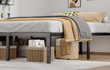 14-Inch Full Platform Bed Frame, Heavy-Duty Metal Mattress Foundation with Underbed Storage, No Box Spring Required, Easy Assembly and Noise-Free Support