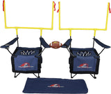 QB54 Outdoor Football Toss Yard Game Set for Tailgating, Backyard, Beach, Park, Tournaments and Sports Training