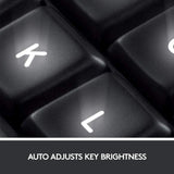 Logitech K800 Wireless Illuminated Keyboard with Backlighting, Fast Charging and Dropout-Free 2.4GHz Connection