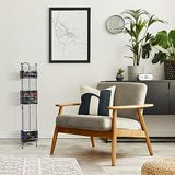 Atlantic Nestable 32 Blu-Ray Rack with Space-Saving Modern Design, Durable Steel Construction and Black Finish, PN63712046