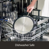 All-Clad HA1 4-Quart Saute Pan, Hard Anodized Nonstick Cookware, Dishwasher Safe, PFOA Free, Black, E7853364