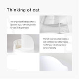 pidan Igloo Dome Cat Litter Box Furniture with Extra-Large Interior, Dog-Proof Design and Modern Minimalist Dot Styling