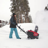Honda HS720AS Single-Stage Snow Blower with 20-Inch Clearing Width, 187cc Engine, and Electric Start