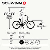 26-Inch Schwinn Meridian Adult Tricycle, Finished in Dark Silver