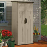 Suncast BMS2000 Resin Vertical Storage Shed with 22 Cu. Ft. of Capacity