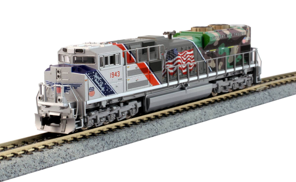 Kato N Scale EMD SD70ACe Locomotive, Union Pacific The Spirit #1943 with DCC