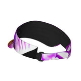 Butterfly Seamless Tile Print Sun Visor Hat with Adjustable Design for Women and Men
