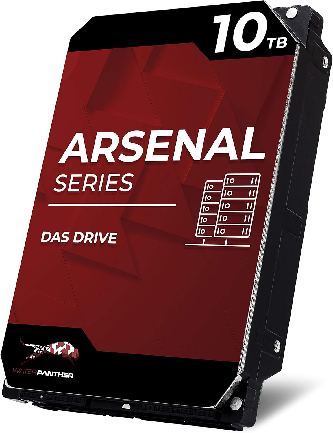 WP Arsenal 10TB DAS Hard Drive with SATA Interface, 7200RPM, 3.5-Inch, Renewed