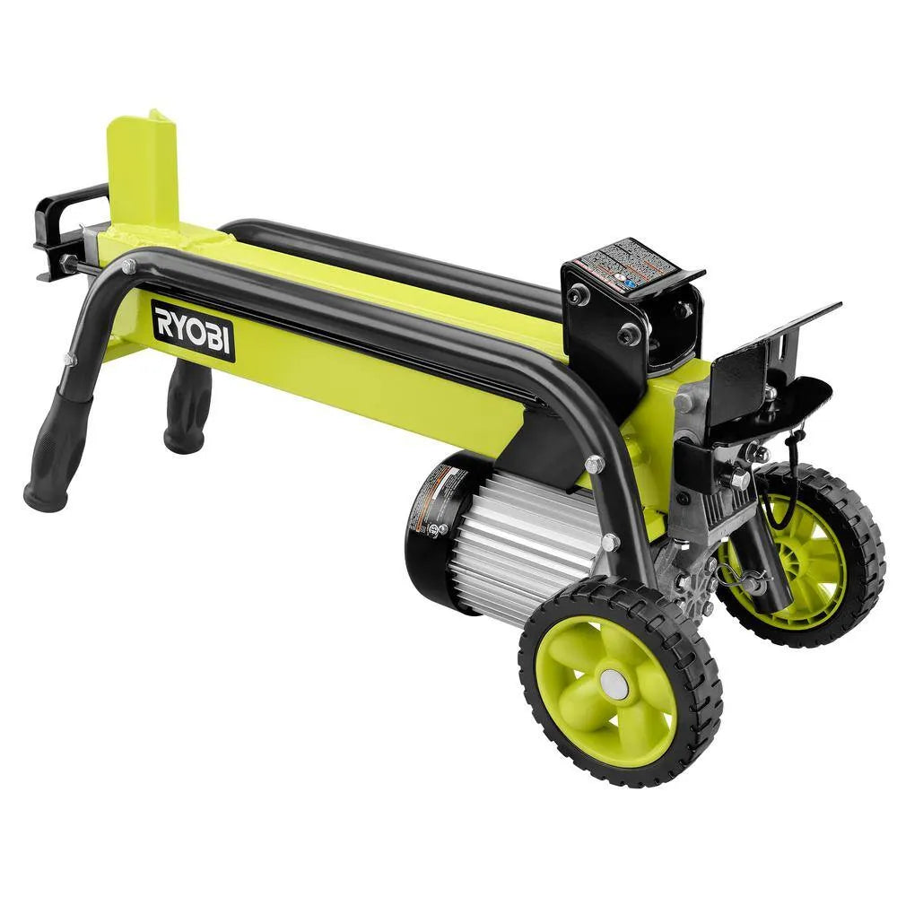 RYAC490 Electric Log Splitter with 5-Ton Force and 15 Amp Motor